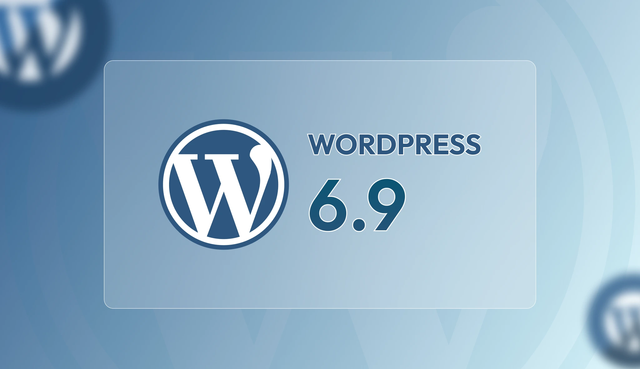 WordPress 6.9 featured image
